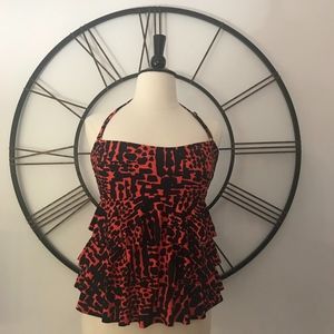 Island Escape Bathing Suit Top Size 14